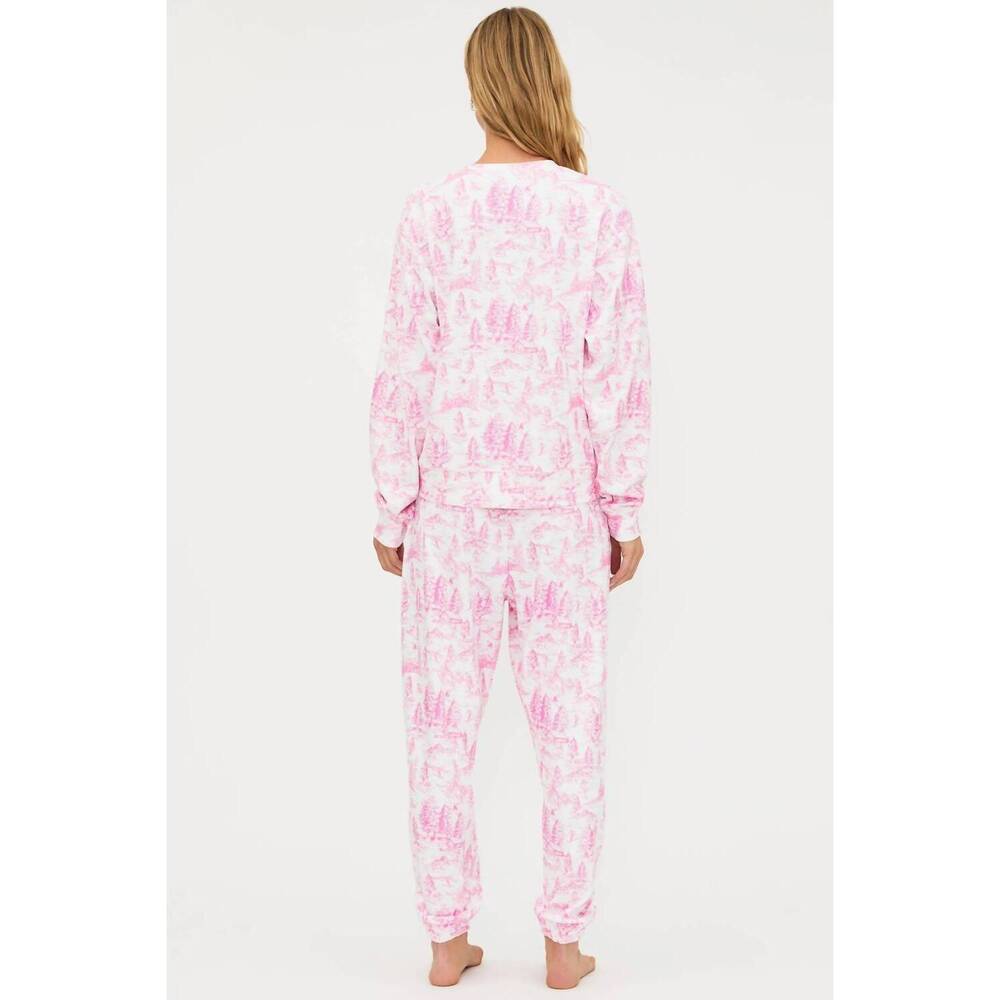 NEW BEACH RIOT georgie sweatpant in powder pink toile - Picture 4 of 4